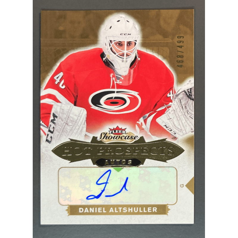 DANIEL ALTSHULLER 2016-17 FLEER SHOWCASE ROOKIE AUTO /499