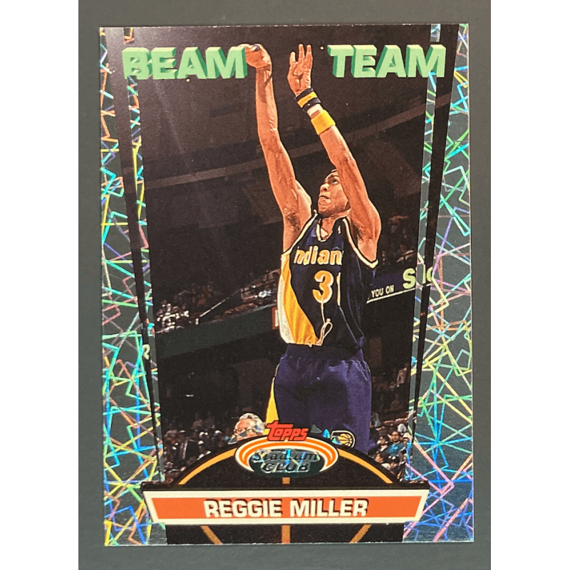 REGGIE MILLER 1992 TOPPS STADIUM CLUB BEAM TEAM 7 OF 21