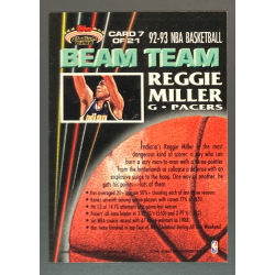 REGGIE MILLER 1992 TOPPS STADIUM CLUB BEAM TEAM 7 OF 21
