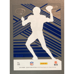 NFL card Joe Montana 2016 Panini Clear Vision 49/99