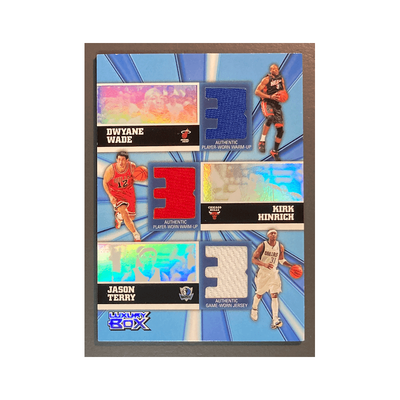 WADE / HINRICH / TERRY 2005 TOPPS LUXURY TRIPLE JERSEY /250