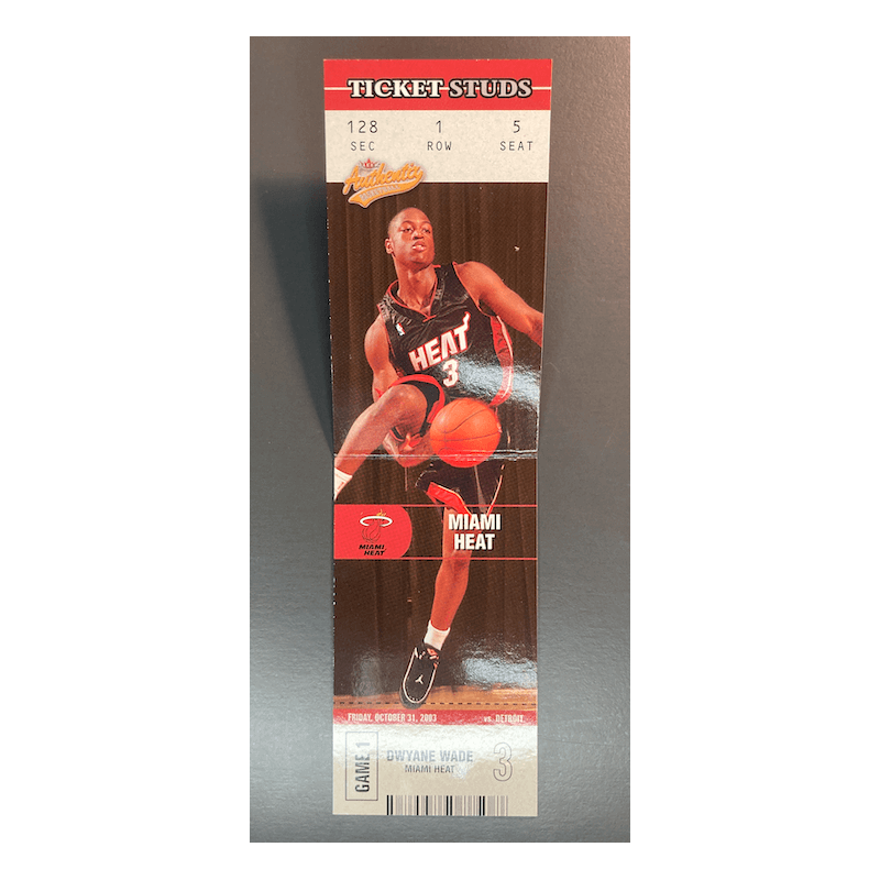 DWYANE WADE 2003 FLEER TICKET STUDS 7 OF 15