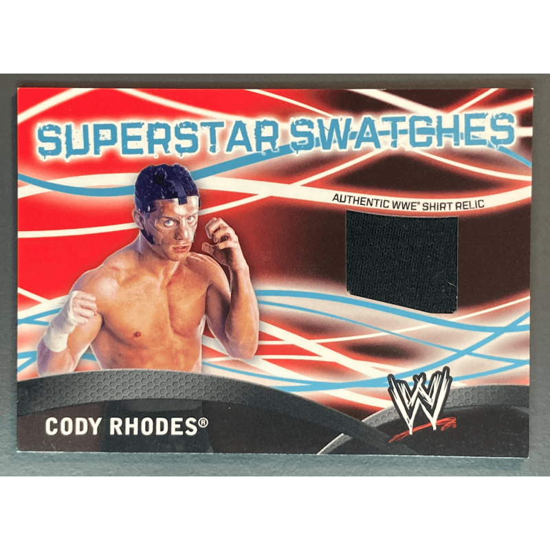 CODY RHODES 2011 Topps Superstar Swatches Event Used Shirt Relic Card