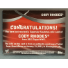 CODY RHODES 2011 Topps Superstar Swatches Event Used Shirt Relic Card