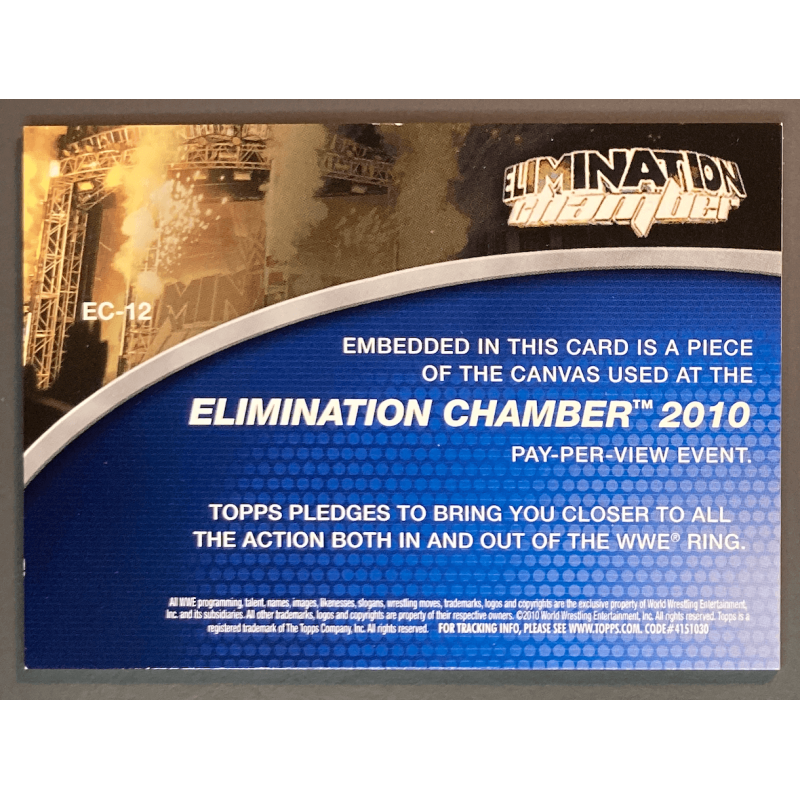 THE MIZ 2010 Topps Elimination Chamber Canvas EC-12