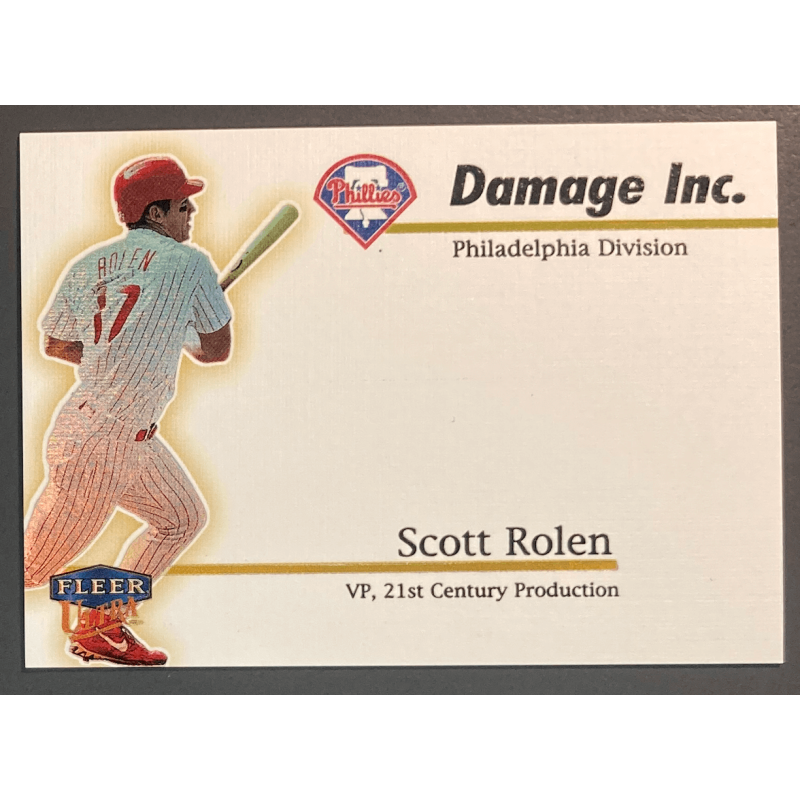 SCOTT ROLEN 1999 Fleer Ultra Damage Inc - 13 OF 15 DI
