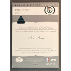 PAUL PIERCE 2006 TOPPS BOWMAN ELEVATION DUAL PATCHES 1/1