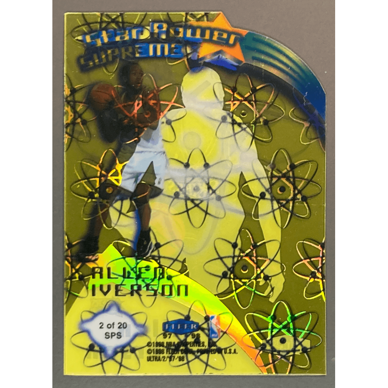 ALLEN IVERSON 1997-98 Fleer Ultra Star Power Supreme - SPS2