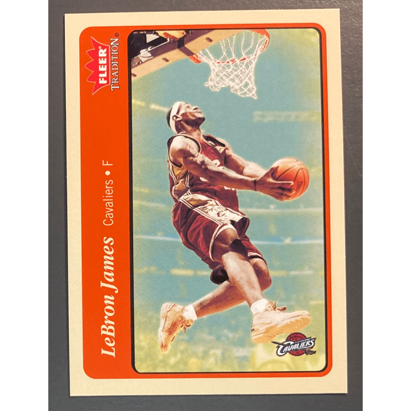 Carte NBA LEBRON JAMES 2004 FLEER TRADITION - 140