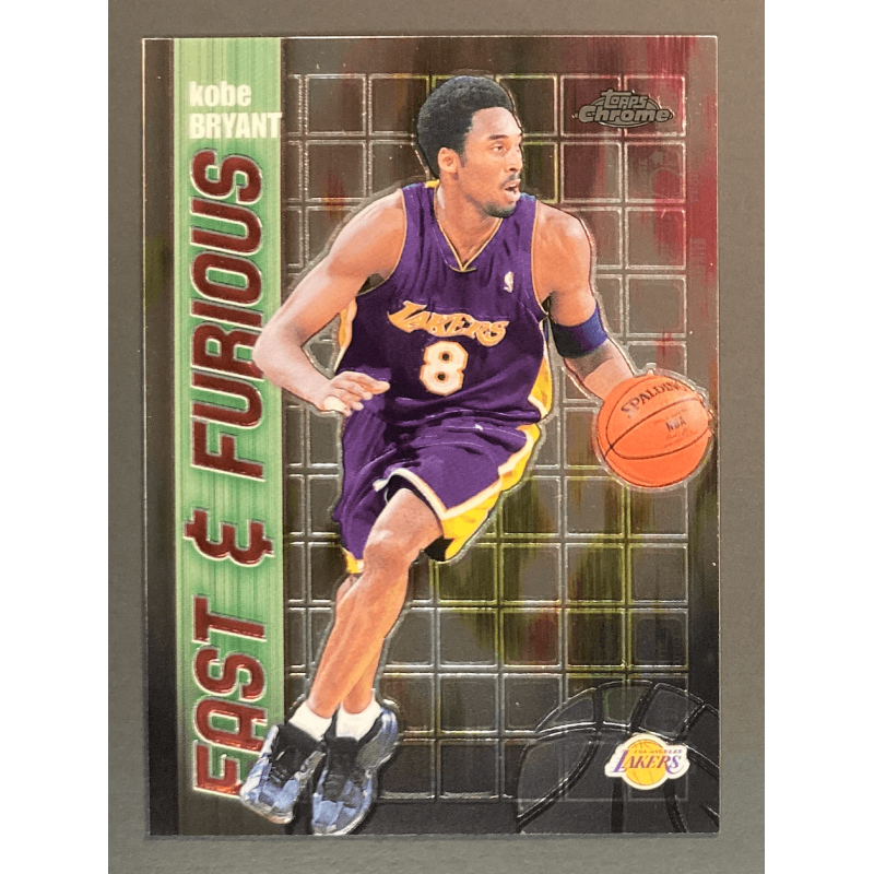 KOBE BRYANT 2001 TOPPS CHROME FAST AND FURIOUS - FF06