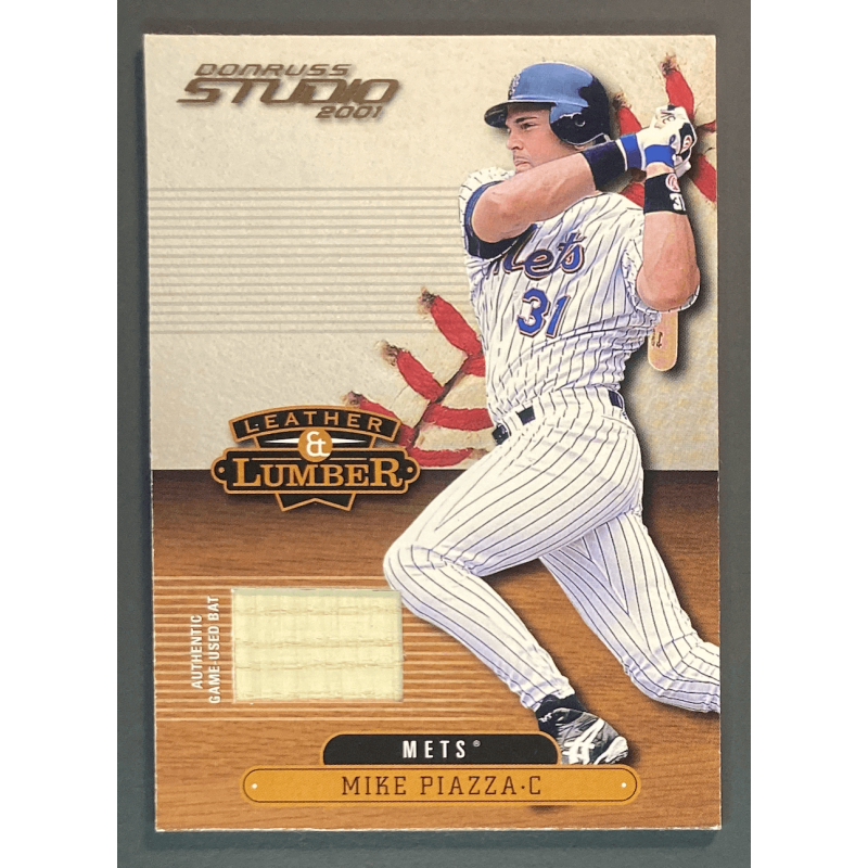 MIKE PIAZZA 2001 Studio Leather and Lumber - LL16