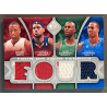 PIERCE / BOSH / JAMES / GARNETT / WADE 2009 SP GAME USED