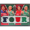 PIERCE / BOSH / JAMES / GARNETT / WADE 2009 SP GAME USED