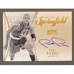 PAUL PIERCE 2008 HOT PROSPECT ROAD TO SPRINGFIELD AUTO /10