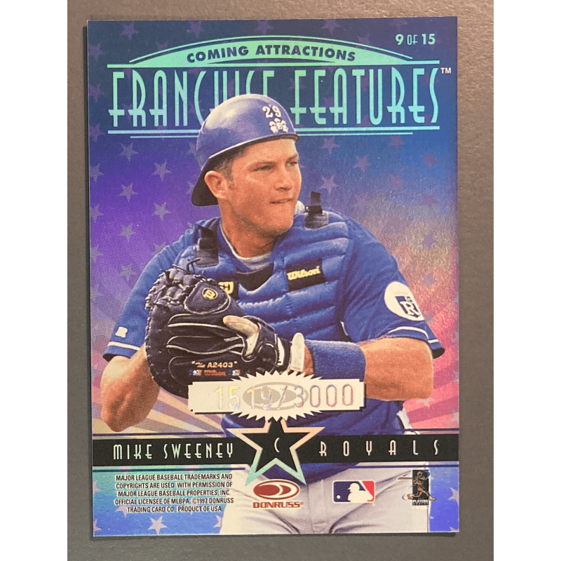 Mike PIAZZA / Mike SWEENEY 1997 Donruss Franchise Features 1519/3000