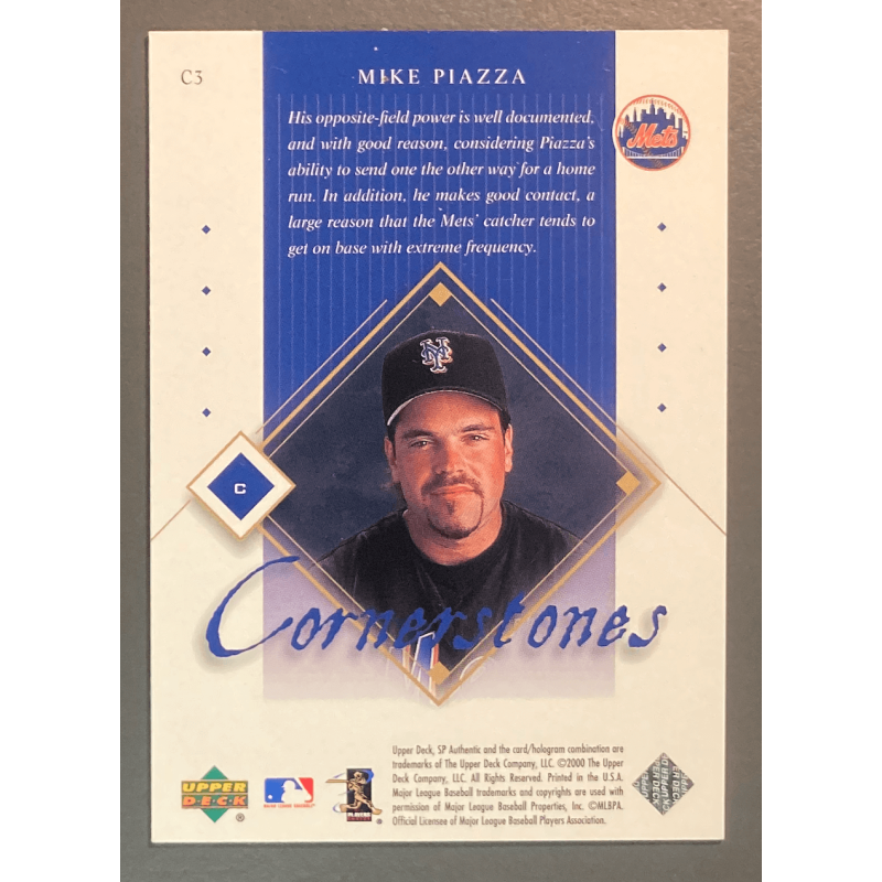MIKE PIAZZA 2000 SP Authentic Cornerstones - C3