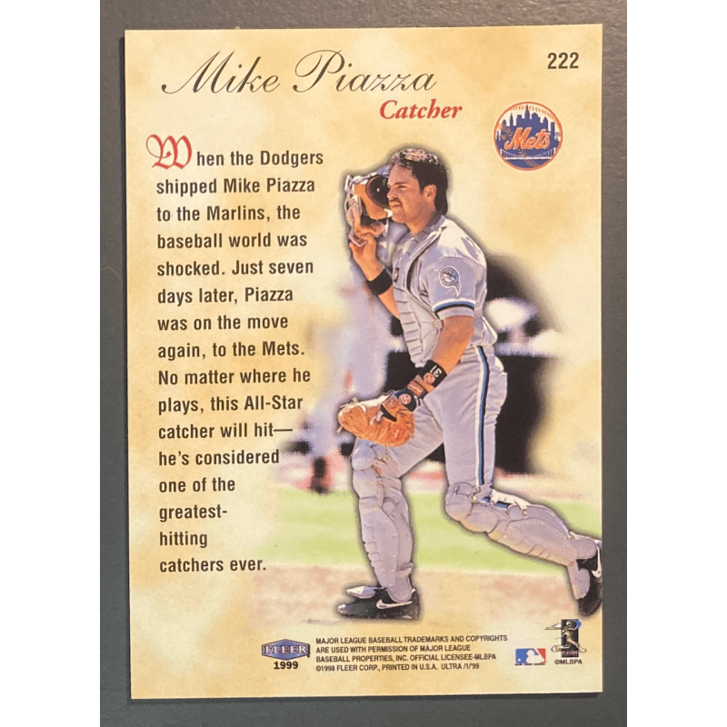 MIKE PIAZZA 1999 Fleer Ultra Season Crowns - 222