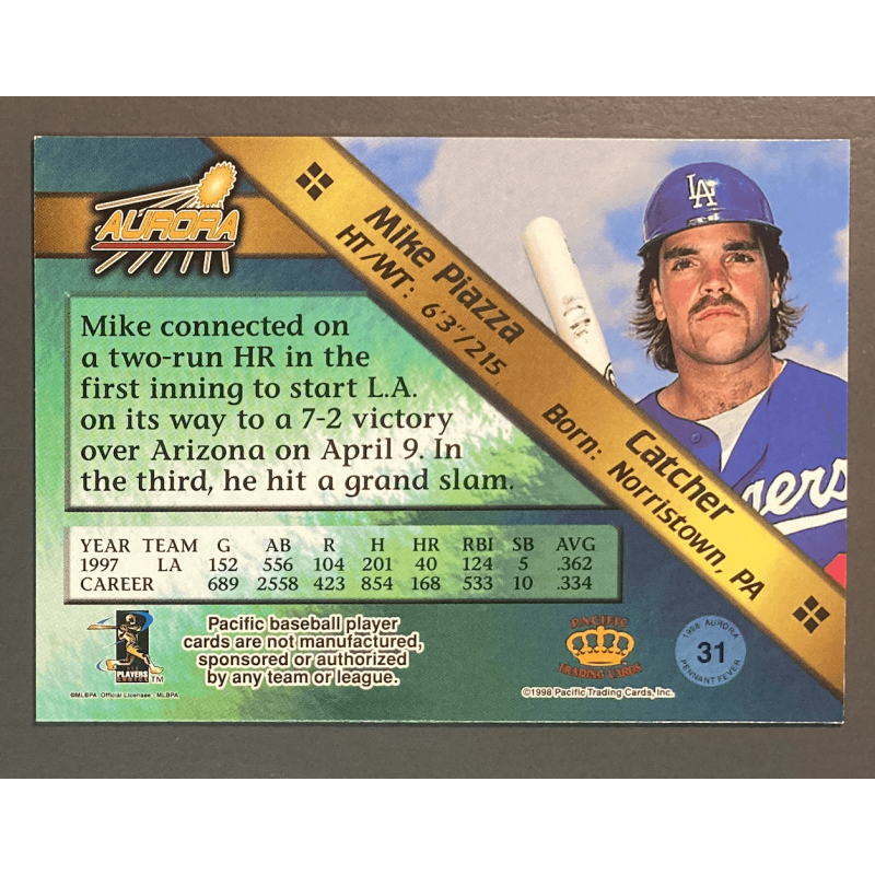 MIKE PIAZZA 1998 Aurora Pennant Fever - 31