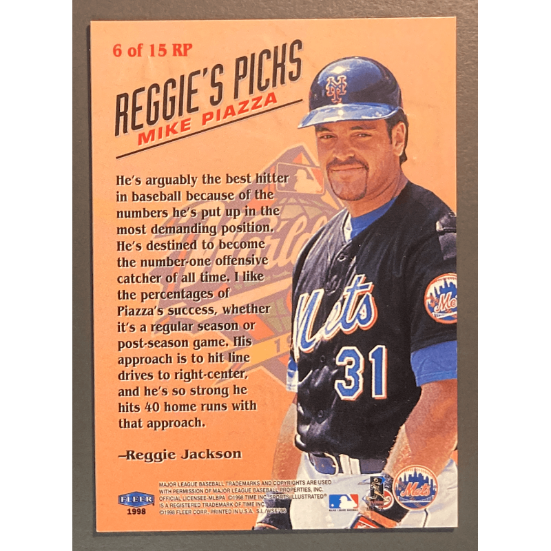 MIKE PIAZZA 1998 Sports Illustrated World Series Fever