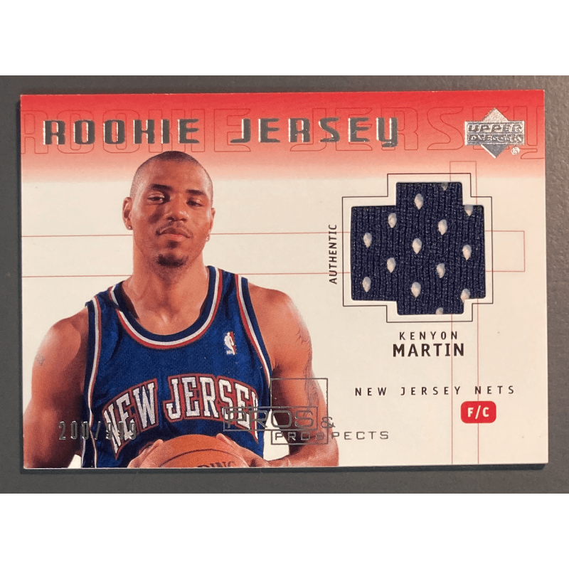 KENYON MARTIN 2000 UPPER DECK ROOKIE JERSEY 200/999