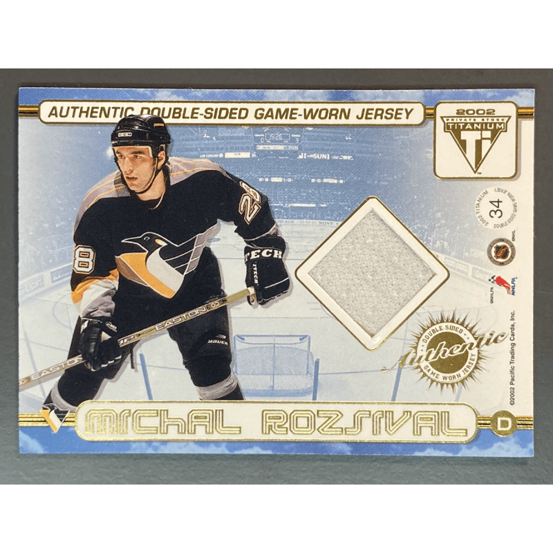 STRAKA / ROZSIVAL 2001-02 Titanium Double-Sided Jerseys - 34