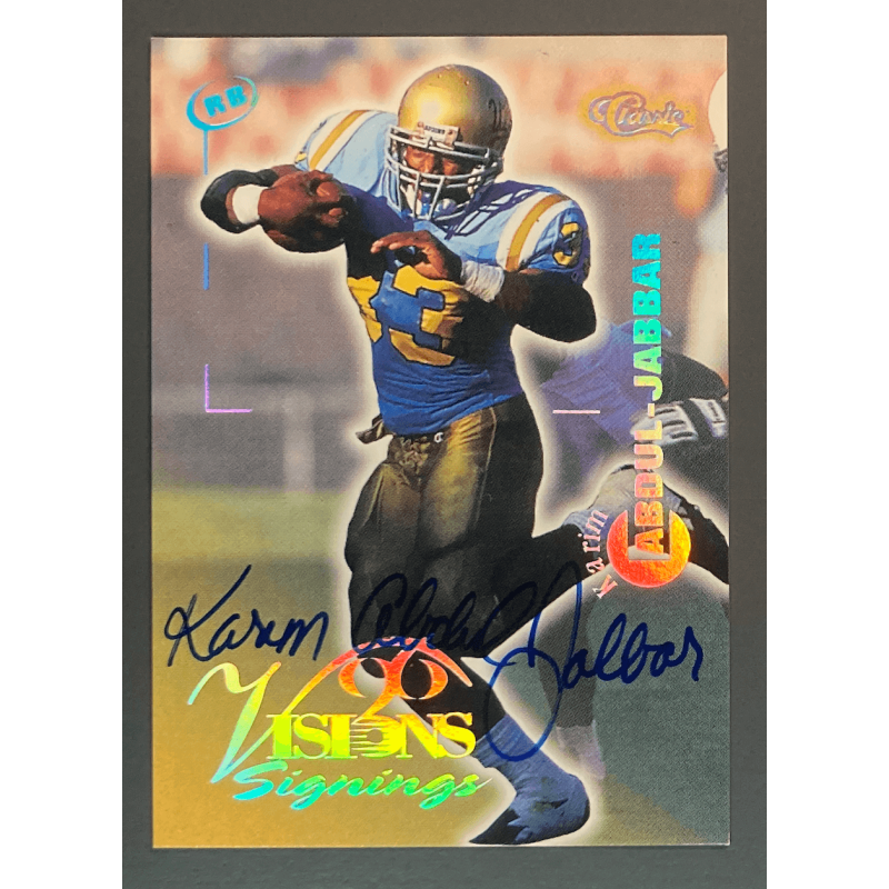 Karim Abdul-jabbar 1996 Classic Visions signings Autograph 180/365