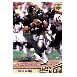 CHRIS MILLER 1993 UPPER DECK " TEAM MVP "