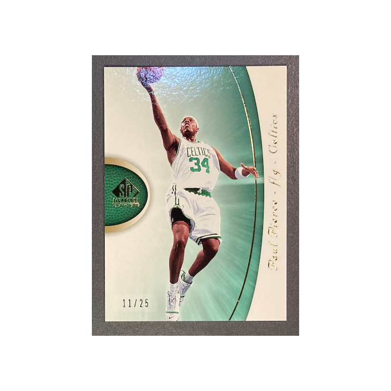 PAUL PIERCE 2005-06 SP Signature Edition Gold 11/25