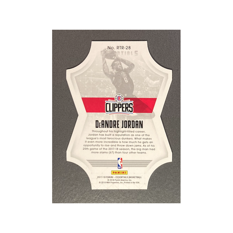 DEANDRE JORDAN 2017-18 Panini Essentials Rock the Rim - 28