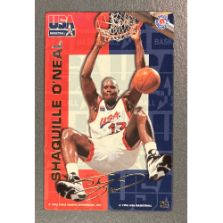 SHAQUILLE O'NEAL 1995 PRO MAGNETS USA BASKETBALL MAGNET CHRIS MARTIN ENT