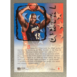SHAQUILLE O'NEAL 1996 Fleer Special Issue USA basketball - 6