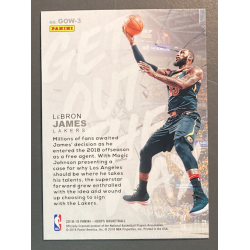 Lebron James 2018-19 Hoops Get Out the Way Holo - GOW-3