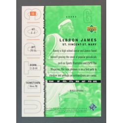Lebron James 2003-04 Upper Deck Top Prospects - 55
