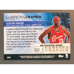 Lebron James 2004-05 Topps Luxury Box - 23
