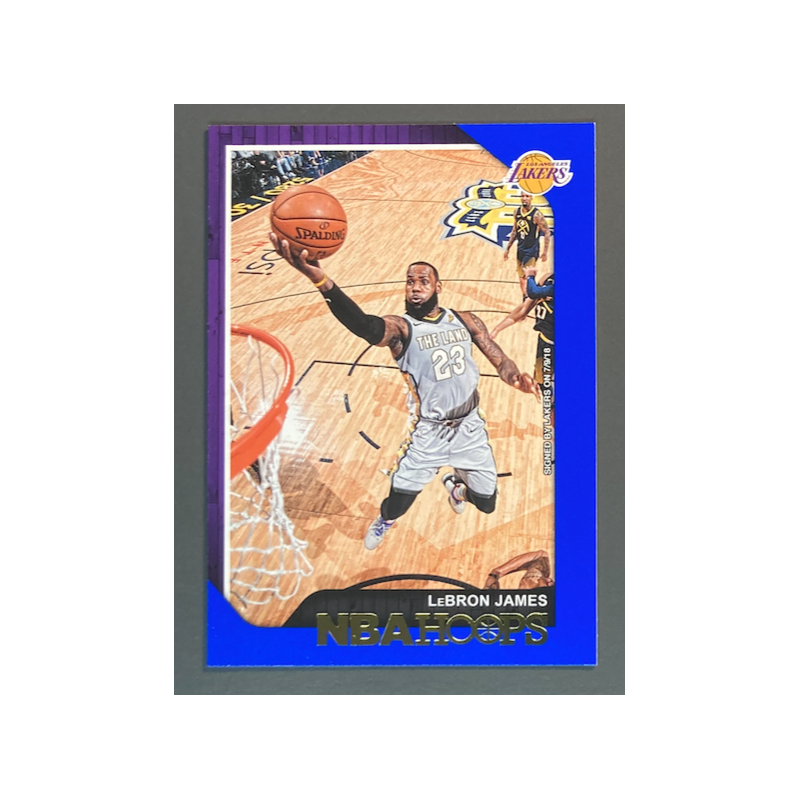 Lebron James 2018-19 Panini Hoops Blue - 82