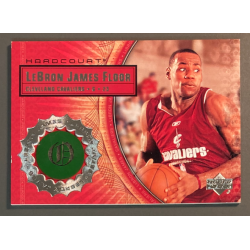 LEBRON JAMES 2003-04 Upper Deck Hardcourt game Floor LB5