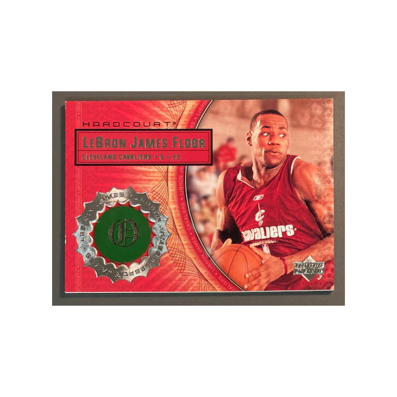LEBRON JAMES 2003-04 Upper Deck Hardcourt game Floor LB5