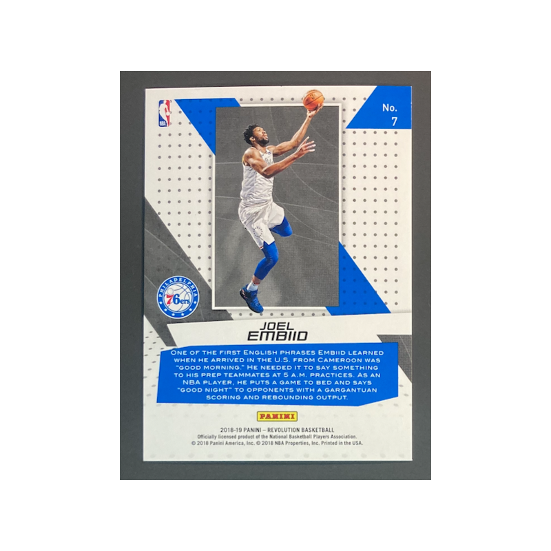 JOEL EMBIID 2018-19 Panini Revolution Vortex - 7