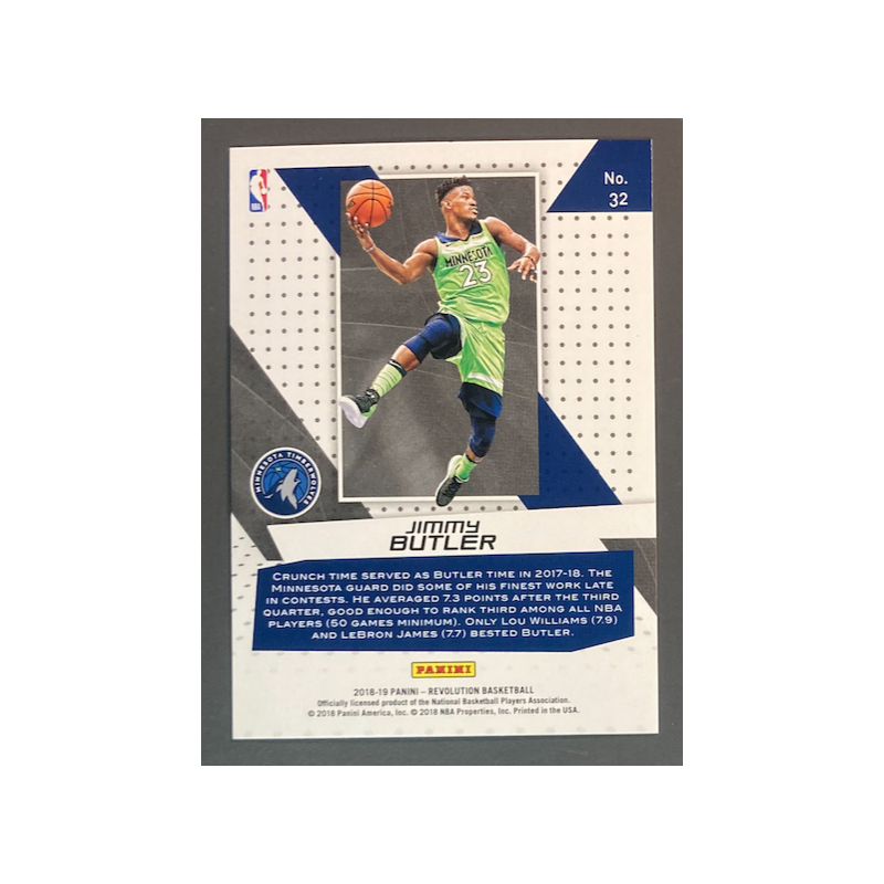 JIMMY BUTLER 2018-19 Panini Revolution Vortex - 32