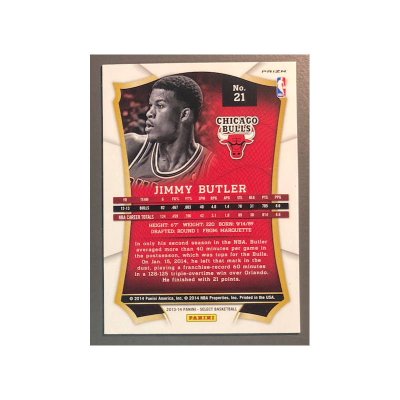 JIMMY BUTLER 2013-14 Panini Select Prizm - 21