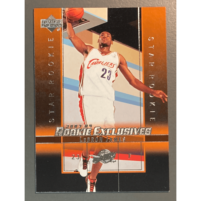 LEBRON JAMES 2003-04 Upper Deck Rookie Exclusives rookie - 1