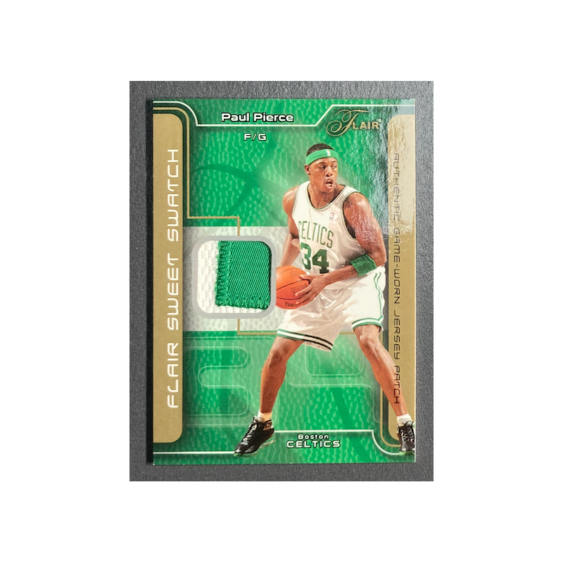 PAUL PIERCE 2003-04 Flair Sweet Swatch jersey Patch 21/50