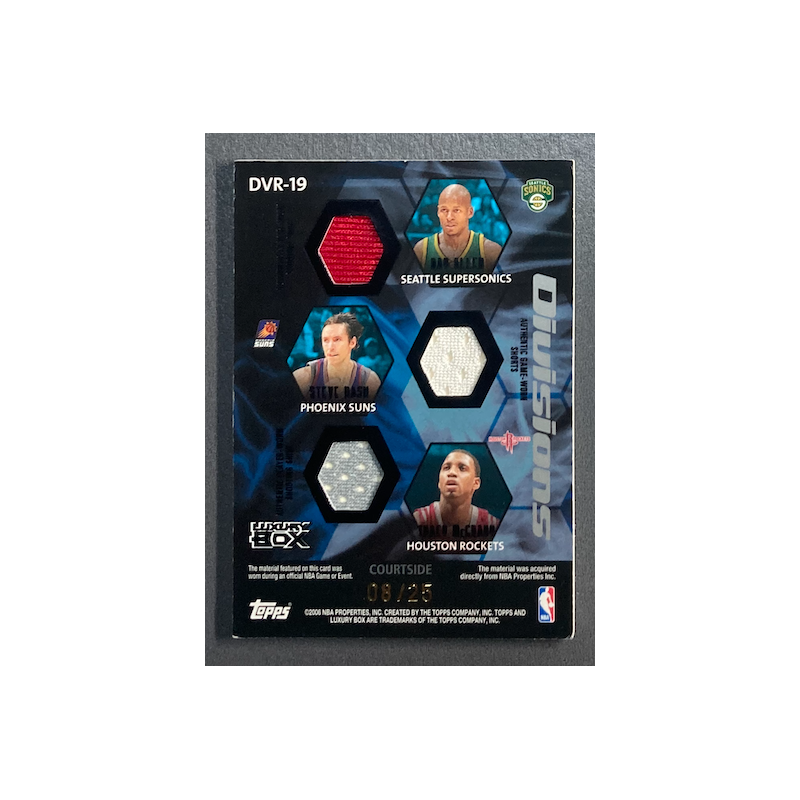 PIERCE / WADE / NASH / MCGRADY 2005-06 Topps Luxury Box 6 JERSEY