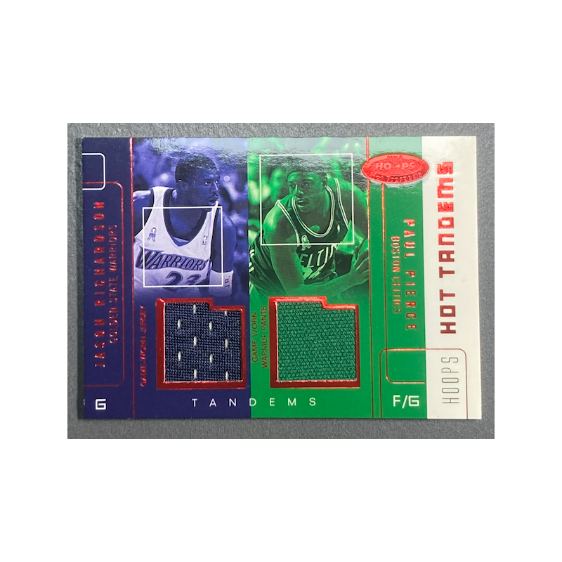 PIERCE / RICHARDSON 2002-03 Hot Prospects Red Hot Tandems jersey