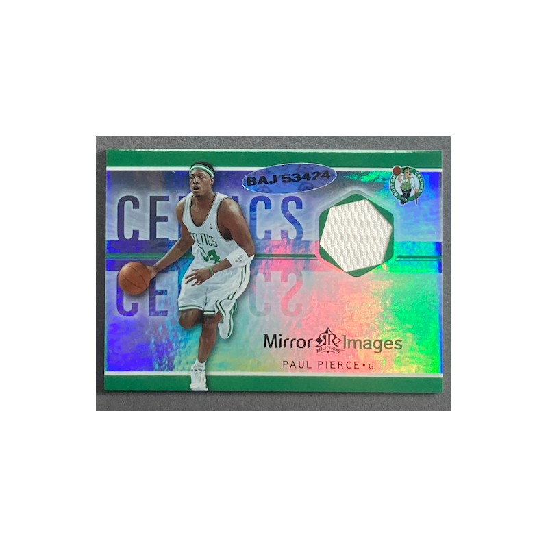 PAUL PIERCE 2005-06 UD Reflections Mirror Image Double jersey 04/10