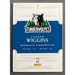 ANDREW WIGGINS 2016-17 Panini National Treasures jersey 72/99