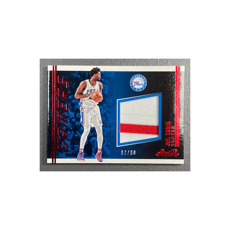 JOEL EMBIID 2016-17 Panini Studio Gamers patch Magenta 07/30
