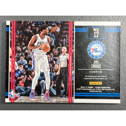 JOEL EMBIID 2016-17 Panini Studio Gamers patch Magenta 07/30