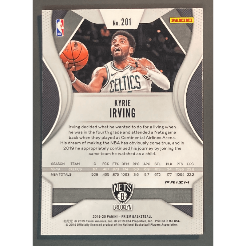 KYRIE IRVING 2019-20 Panini Prizm Green prizm - 201