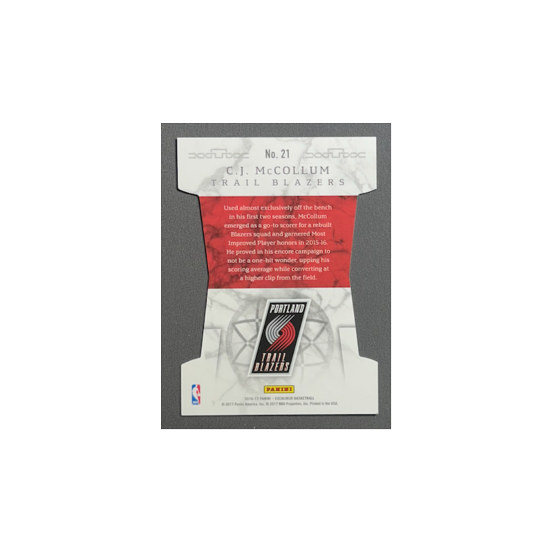 C.J.McCOLLUM 2016-17 Panini Excalibur Knight in Shining Armor